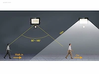12 x gt ilux led breedstraler 30 watt + pir - afbeelding 2 van  7
