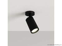 12 x gu10 opbouwspot armatuur – draaibaar – ip20 – zwart - afbeelding 2 van  5