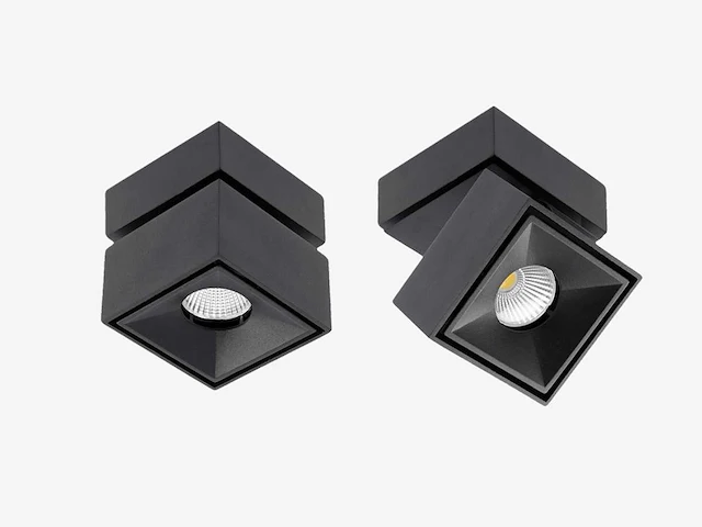 12 x hunter 1.0 kantelbare led spots zwart - afbeelding 2 van  8