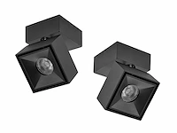 12 x hunter 1.0 kantelbare led spots zwart - afbeelding 8 van  8