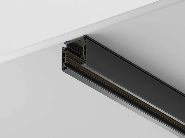 12 x intec 3-fase spanningsrail 100 cm zwart - afbeelding 2 van  8
