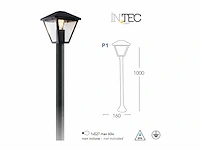 12 x intec prisma 100 tuinlantaarns antraciet - afbeelding 3 van  6
