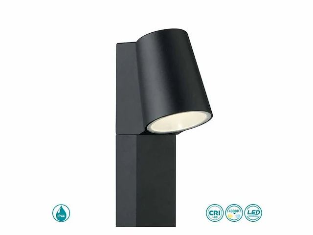 12 x intec sintesi led design lamp zwart - afbeelding 3 van  6