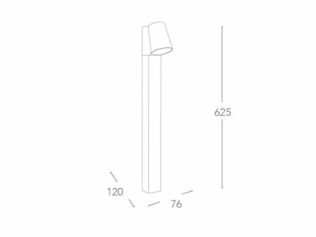12 x intec sintesi led design lamp zwart - afbeelding 5 van  6