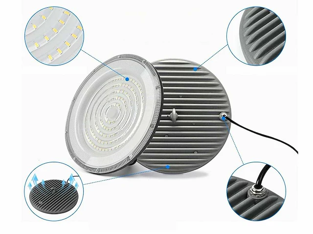 12 x led highbay pro line slim 100 watt - afbeelding 6 van  11