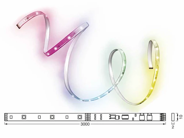 12 x ledvance rgb+w ledstrips 300 cm - afbeelding 3 van  10