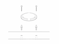12 x solar 4 lichts led grond spot zwart - afbeelding 8 van  9