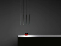 12 x solo tube slim design hanglamp zwart - afbeelding 2 van  8