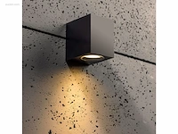 12 x wallight eco 1.0 buiten armatuur zwart