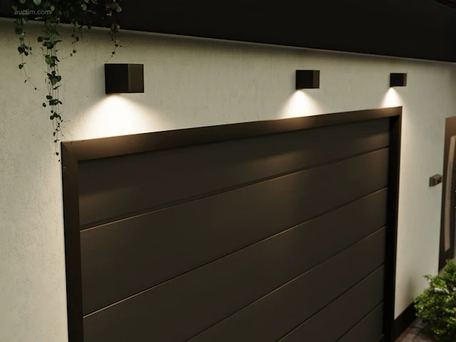 12 x wallight eco 1.0 buiten armatuur zwart - afbeelding 2 van  9