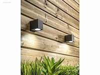 12 x wallight eco 1.0 buiten armatuur zwart - afbeelding 8 van  9