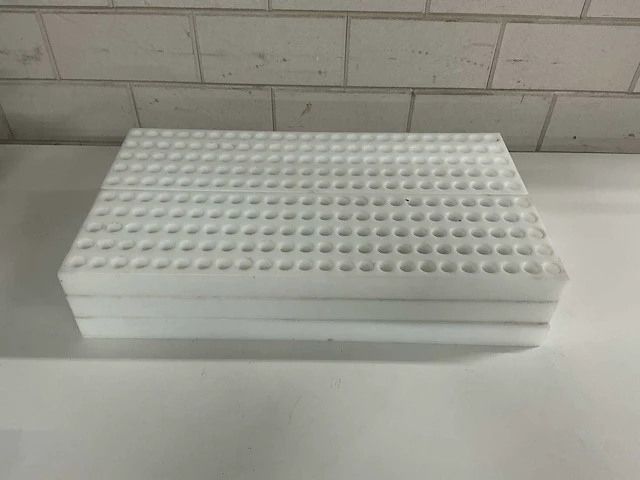 120 gats reageerbuis houder (6x) - afbeelding 1 van  4