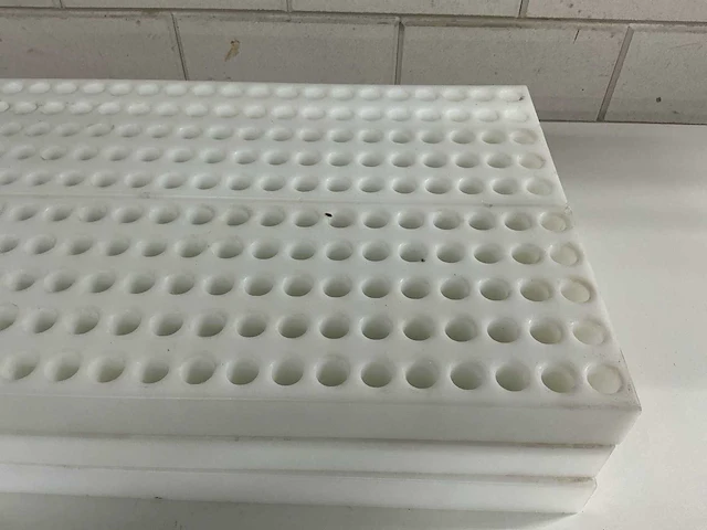 120 gats reageerbuis houder (6x) - afbeelding 3 van  4