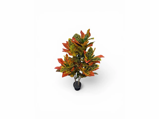 120 leaves, 6 branches croton plant (2x) - afbeelding 4 van  8