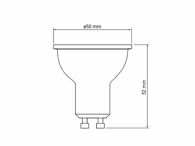 120 x gu10 ledlampen met lens 4000k natuurlijk wit - afbeelding 3 van  7