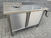 120cm - rvs werktafel - afbeelding 1 van  4