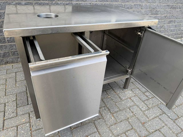 120cm - rvs werktafel - afbeelding 2 van  4