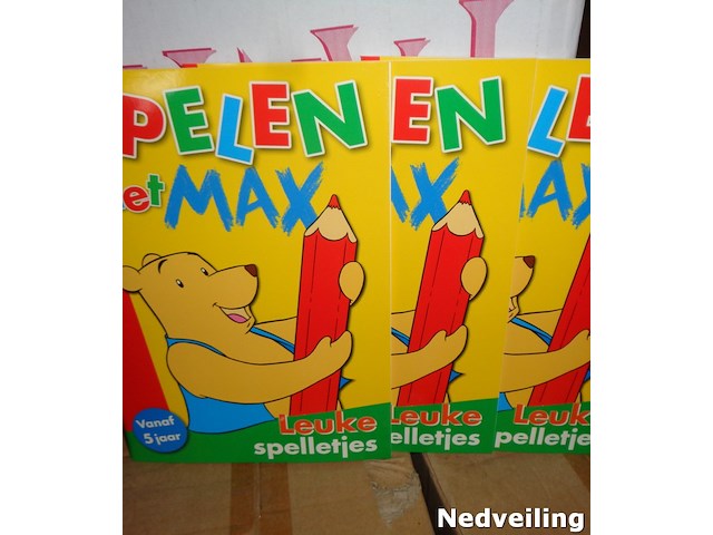 120x boek a4 formaat spelen met max - afbeelding 3 van  3