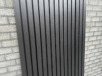 120x composiet gevelbekleding triple rhombus zwart incl. montagebeugels 290cm lang - 67 m2 - afbeelding 3 van  3