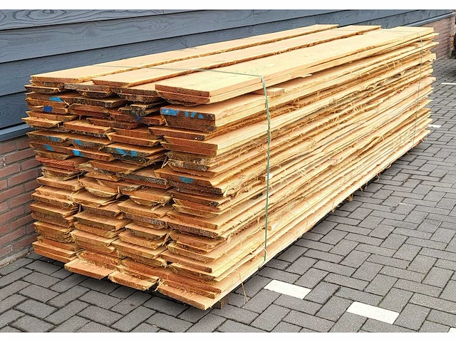 120x douglas schaaldelen 15-25 cm breed, lengte 325cm - afbeelding 3 van  4