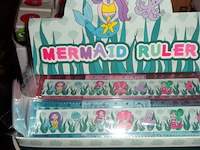 120x lineaal mermaid 15cm in display - afbeelding 1 van  3