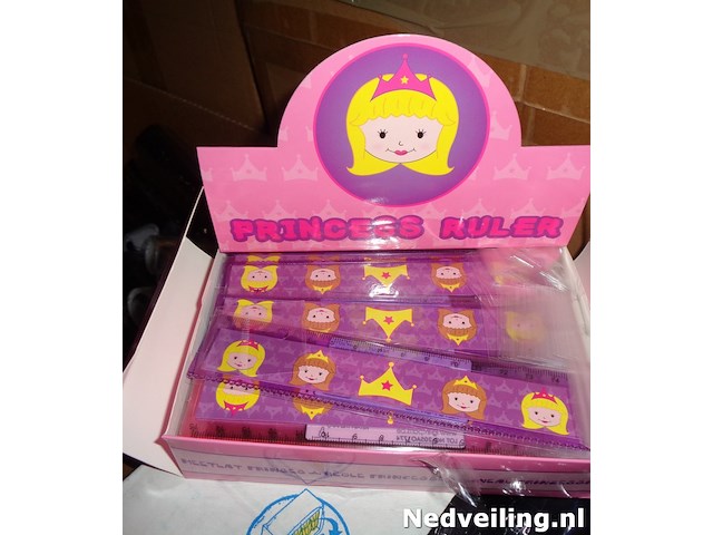 120x lineaal princess 15cm in display - afbeelding 2 van  3