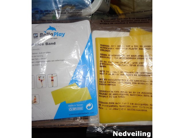 120x weerstaandsbanden 120cm bella play - afbeelding 1 van  3