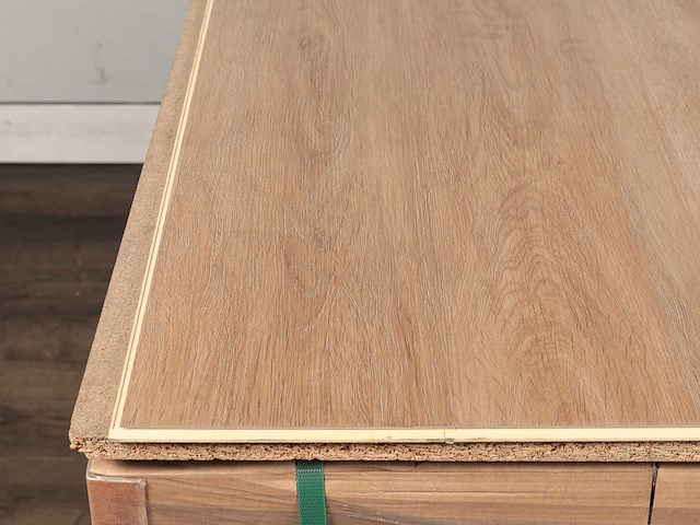 123 m2 pvc click plank met kurk onderlaag - 1220 x 181 x 8 mm - afbeelding 1 van  2