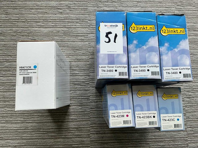 123inkt cartridge (7x) - afbeelding 3 van  6