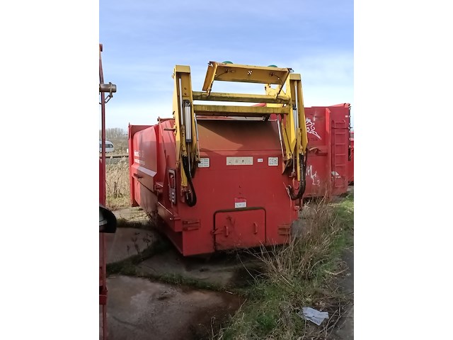 12.5 m³ haakarm afzet perscontainer, geesink kiggen, 2000 - afbeelding 2 van  9