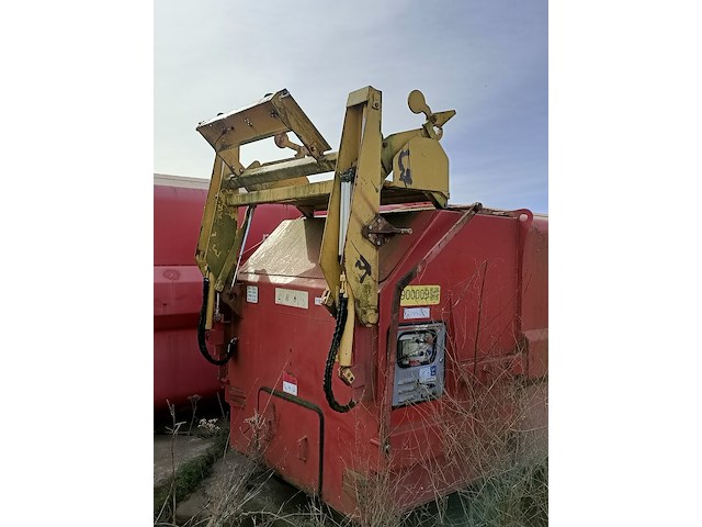 12.5 m³ haakarm afzet perscontainer, geesink kiggen, 2000 - afbeelding 3 van  9