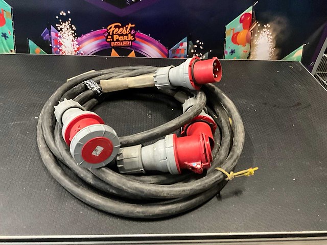 125amper krachtstroom kabel (2x) - afbeelding 1 van  4