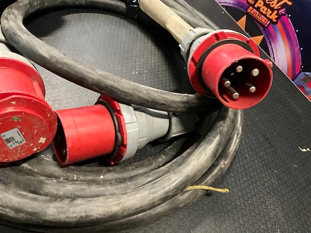 125amper krachtstroom kabel (2x) - afbeelding 4 van  4