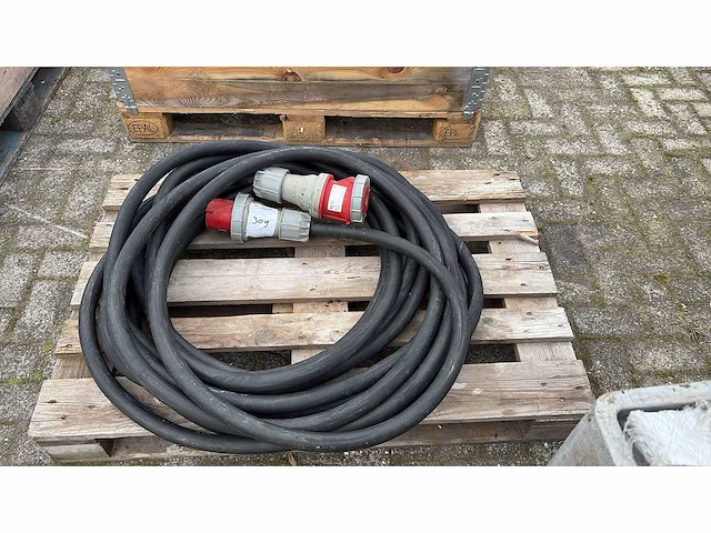 125ampere krachtstroom verlengkabel 25 meter 5x35mm - afbeelding 1 van  1