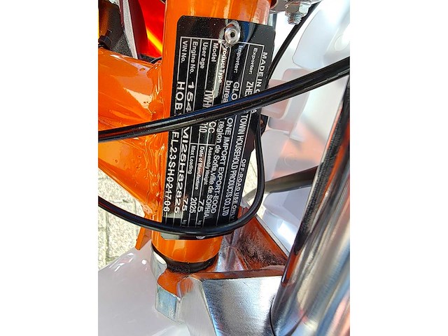 125cc - crossmotor - afbeelding 12 van  14