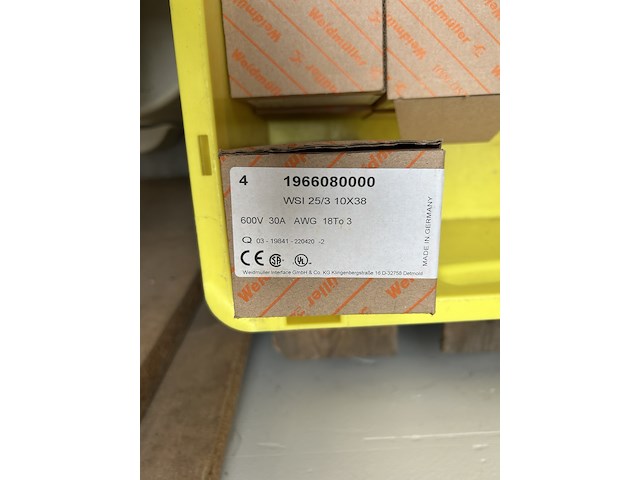 125x installatiemateriaal w.o. zekeringklemmen weidmüller - afbeelding 4 van  9