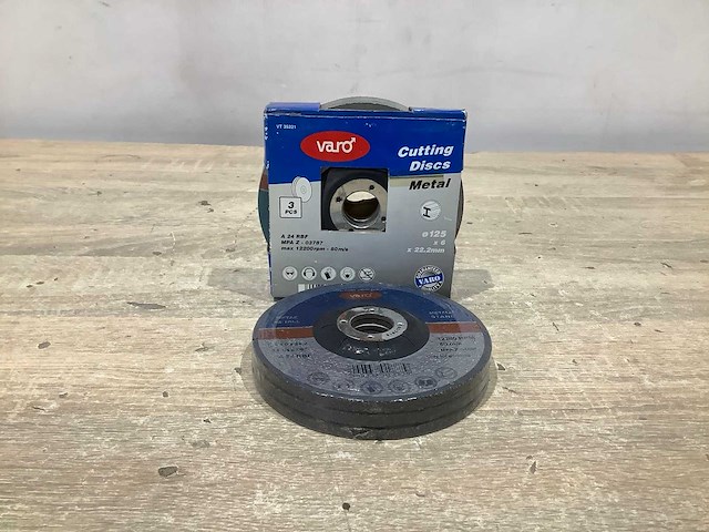 125x6x22.2 mm slijpschijf 125 mm metaal (12x) - afbeelding 3 van  6