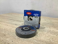 125x6x22.2 mm slijpschijf 125 mm metaal (12x) - afbeelding 1 van  5