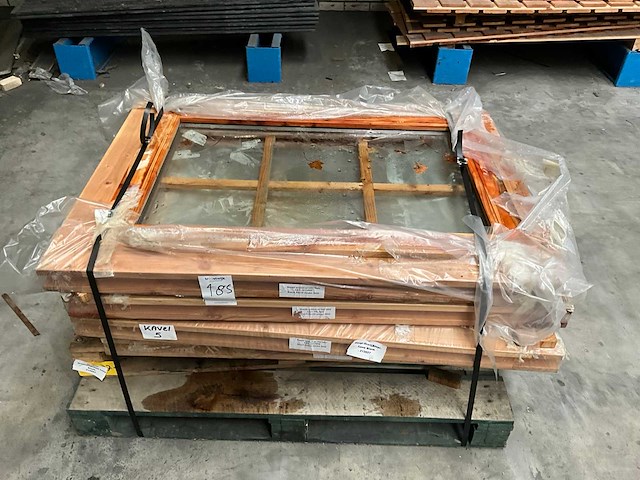 125x84.5x6.8 cm douglas draai/kiepraamkozijn (4x) - afbeelding 2 van  7