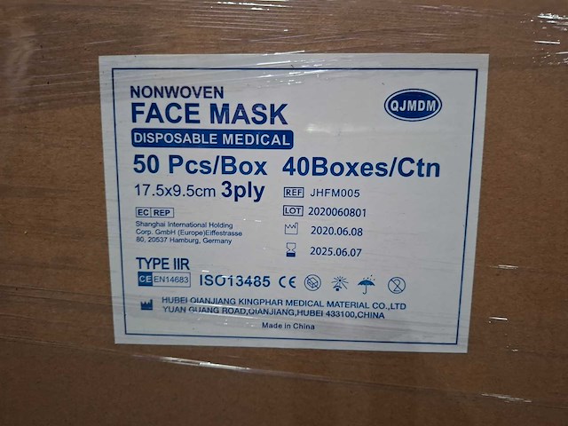 128000x jhfm005 mondmaskers - afbeelding 2 van  6