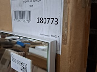 12x badkamerspiegel impero 75, glans wit - afbeelding 3 van  4