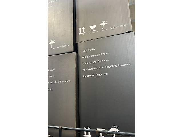 12x design tafellamp verschillende kleuren wit licht, dimbaar en oplaadbaar usb-c, dark grey - afbeelding 4 van  4