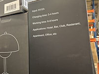 12x design tafellamp verschillende kleuren wit licht, dimbaar en oplaadbaar usb-c, dark grey - afbeelding 4 van  4