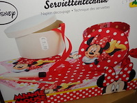 12x disney minnie mouse decoreer opbergdoos met strik - afbeelding 2 van  3
