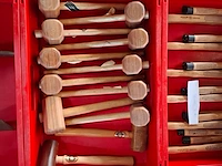 12x diverse houten hamer