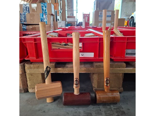 12x diverse houten hamer - afbeelding 2 van  2