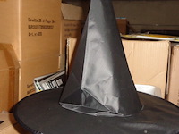 12x halloween heksenhoed kind - afbeelding 3 van  3