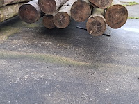 12x houten ronde paal - afbeelding 3 van  9