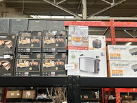 12x huishoudelijke apparaten w.o. eierkoker, sandwichmaker w.o. bestron, alpina, emerio - afbeelding 1 van  7