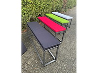 (12x) industriële bank - voorzien van vier gekleurde zittingen - afbeelding 11 van  13